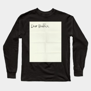 Dear Beatrice Ava's letter in season 2 - warrior nun Netflix - Avatrice, sister Beatrice and ava silva Long Sleeve T-Shirt